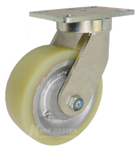 8" x 3" HD Polyurethane on Iron Wheel Swivel Caster - Part # P7108308691