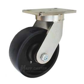 8" x 3" PCI Polyurethane on Iron Wheel Swivel Caster - Part # P7108301591