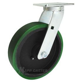 P7112301601 - 12" x 3" EX Polyurethane on Iron Wheel Swivel Caster