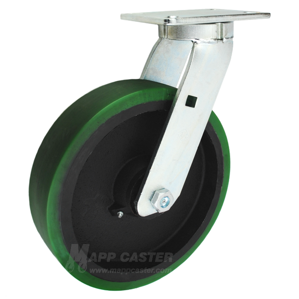 P7112301601 - 12" x 3" EX Polyurethane on Iron Wheel Swivel Caster