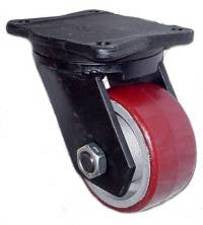 6" x 3" EX Polyurethane on Iron Wheel P80 Swivel Caster - 3,000 Lbs Capacity