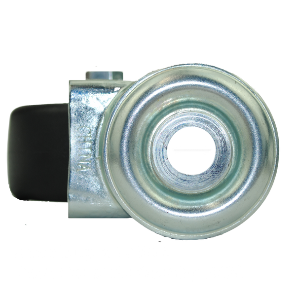 3" x 1-1/4" Heavy Duty Plastic Hollow Kingpin Caster with Total Locking Caster - 300 Lbs Capacity