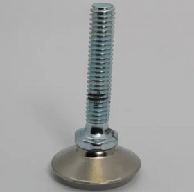 Metal glide with plastic base and 1-1/2" long stem