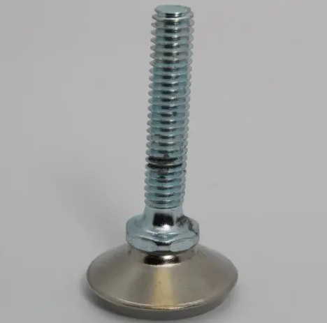Metal glide with plastic base and 1-1/2" long stem