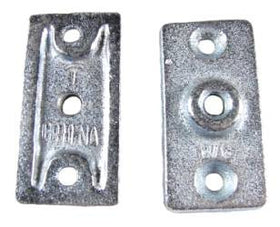 steel screw plates or 3/8"-16 threaded stems