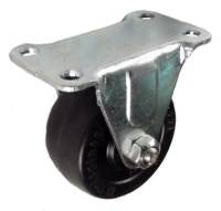Q4020R01SR - 2" Soft Rubber Wheel Rigid Caster with 90 Lbs Capacity