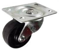 Q402501SR | 2-1/2" Soft Rubber Wheel Swivel Caster with 100 Lbs Capacity