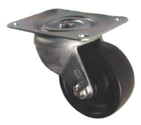 Q403001LDP - 3" Plastic Wheel Swivel Caster (General Duty) with 210 Lbs Capacity
