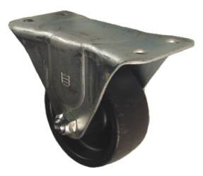Q4030R01LDP - 3" Plastic Wheel Rigid Caster (General Duty) with 210 Lbs Capacity