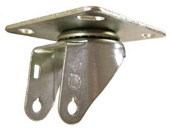 3" x 1-1/4" Swivel Caster Rig with 4" x 4-1/2" Top Plate - Part # Q503002YAN