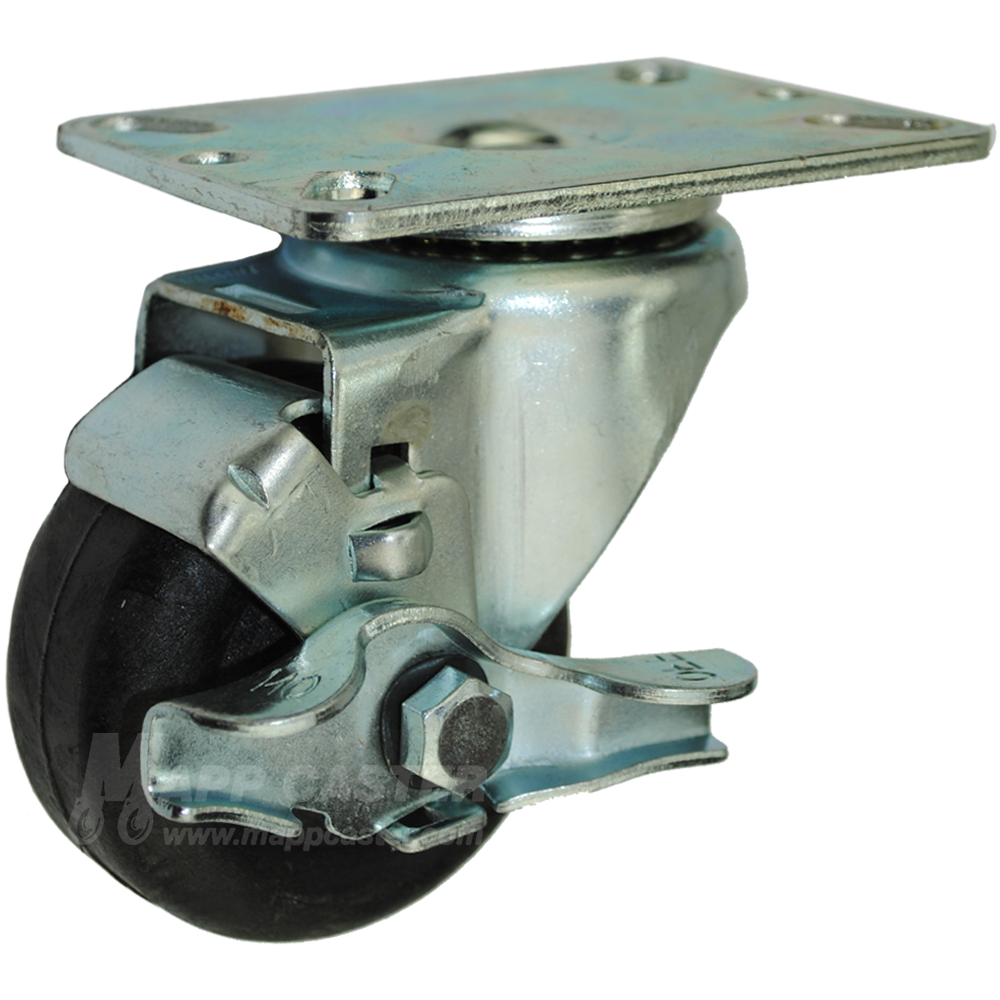 3” Bakery Rack Oven Casters With Easy Rolling Ball Bearings, Set of 4 ...