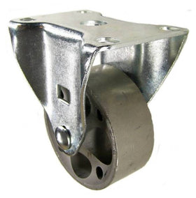 3" x 1-1/4" Steel Wheel Rigid Caster - 250 Lbs Capacity