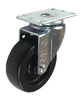 4" x 1-1/4" Heavy Duty Plastic Swivel Caster - 350 Lbs Capacity