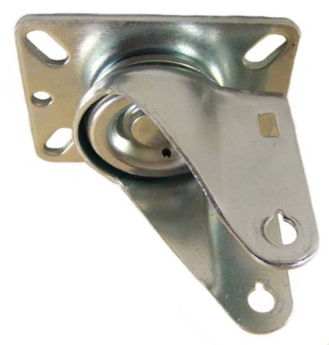 4" x 1-1/4" Swivel Caster Rig with 3-1/8" x 4-1/8" Top Plate - Part # Q504003YAN