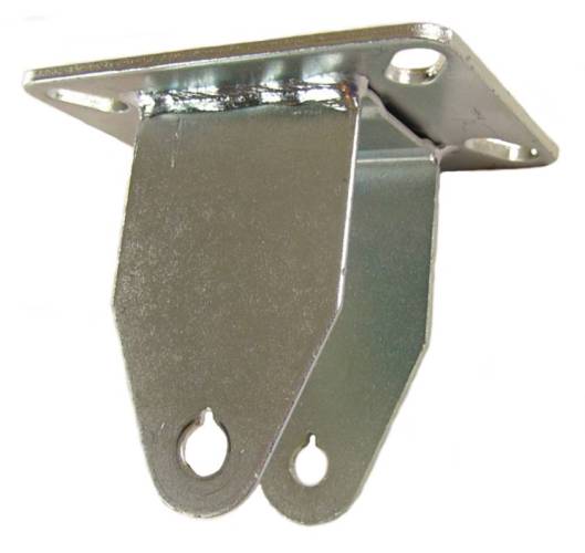 4" x 1-1/4" Rigid Caster Rig with 3-1/8" x 4-1/8" Top Plate - Part # Q5040R03YAN