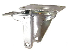 5" x 1-1/4" Total Lock Swivel Caster Rig with 2-3/8" x 3-5/8" Top Plate - Part # 8GT50120ZN