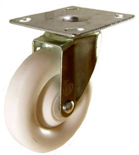 5" x 1-1/4" Retort Plastic Wheel Swivel Caster - 350 Lbs Capacity