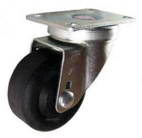 3" x 1-3/8" High Temp Nylon Wheel Swivel Caster - 350 Lbs Capacity