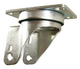 3" x 1-1/4" Swivel Caster Rig with 2-3/8" x 3-5/8" Top Plate - Part # Q523001YAN