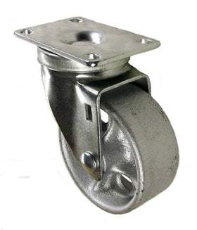 3-1/2" X 1-1/2" Steel Wheel Swivel Caster  - 350 Lbs Capacity