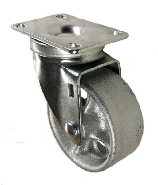 3-1/2" X 1-1/2" Steel Wheel Swivel Caster  - 350 Lbs Capacity