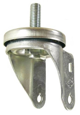 3-1/2" x 1-1/4" Swivel Caster Rig with 1/2" Threaded Stem - Part # Q503522YAN