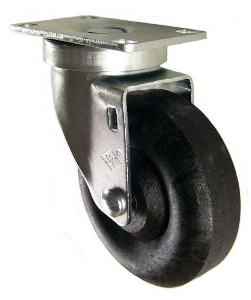 4" x 1-3/8" High Temp Nylon Donut Wheel Swivel Caster- 350 Lbs Capacity