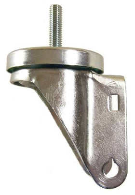 4" x 1-1/4" Swivel Caster Rig with 3/8" Threaded Stem - Part # L21ZZ40GZ8262YY