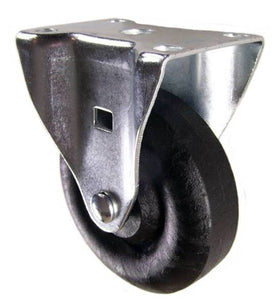 4" x 1-3/8" High Temp Nylon Donut Wheel Rigid - 350 Lbs Capacity