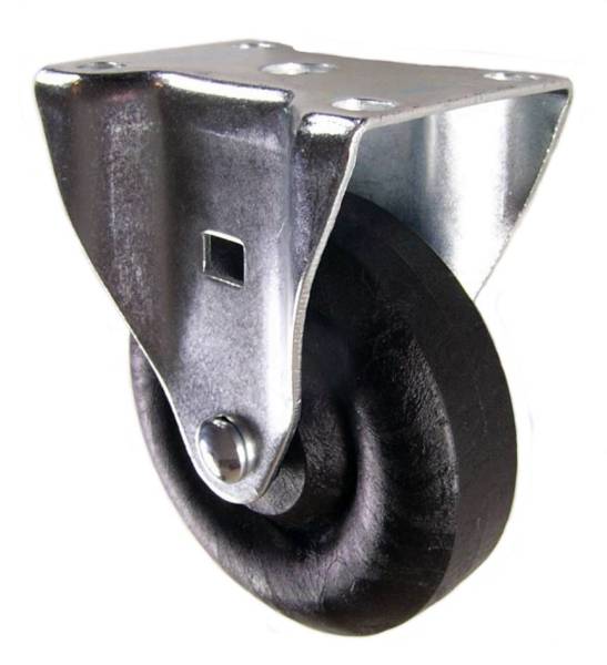 4" x 1-3/8" High Temp Nylon Donut Wheel Rigid - 350 Lbs Capacity