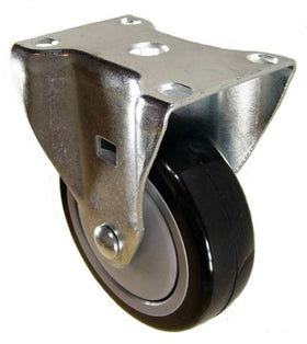 4" x 1-1/4" Polyurethane Rigid Caster - 350 Lbs Capacity