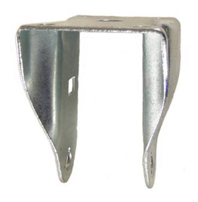 4" x 1-1/4" Rigid Caster Rig with 2-3/8" x 3-5/8" Top Plate - 350 Lbs Capacity