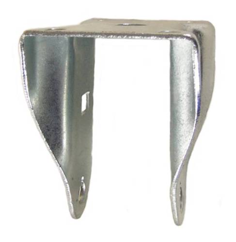 4" x 1-1/4" Rigid Caster Rig with 2-3/8" x 3-5/8" Top Plate - 350 Lbs Capacity