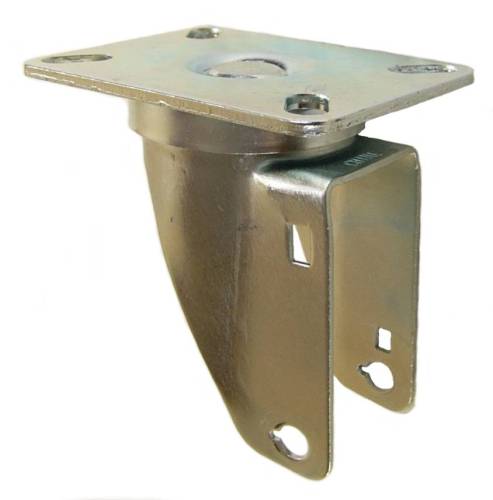 5" x 1-1/4" Swivel Caster Rig with 3-1/8" x 4-1/8" Top Plate - Part # Q505003YAN