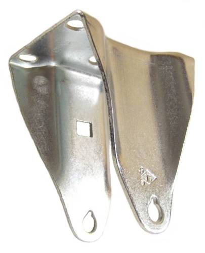 5" x 1-1/4" Rigid Caster Rig with 2-3/8" x 3-5/8" Top Plate - 350 Lbs Capacity