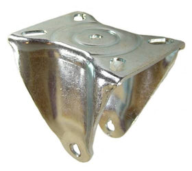 5" x 1-1/4" Rigid Caster Rig with 3-1/8" x 4-1/8" Top Plate - Part # Q5050R03YAN