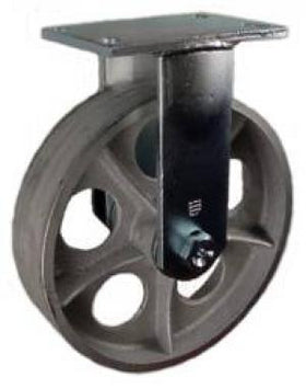Q7110R01STL - 10" x 2-1/2" Cast Iron Rigid Caster