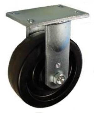 8" x 2-1/2" Phenolic Wheel Rigid Q71 Caster - 2,000 Lbs Capacity