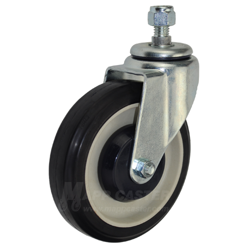 5 Inch Shopping Cart Replacement Casters with Nut