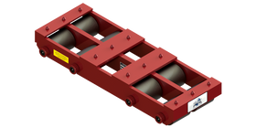 Long Straight Line Skate HSD-50 | 25 Ton Capacity - Steel Rollers