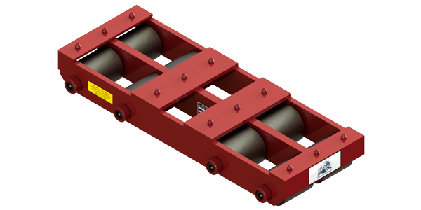 Long Straight Line Skate HSD-50 | 25 Ton Capacity - Steel Rollers