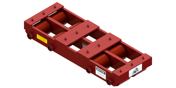 Long Straight Line Skate HSD-50-P | 20 Ton Capacity - Polyurethane Rollers