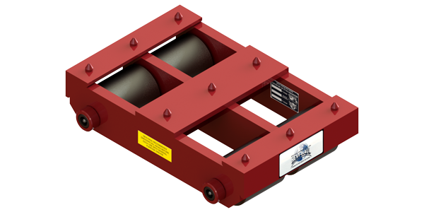 Short Straight Line Skate HST-1040 | 20 Ton Capacity - Steel Rollers