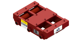 Short Straight Line Skate HST-1060-P | 30 Ton Capacity - Polyurethane Rollers