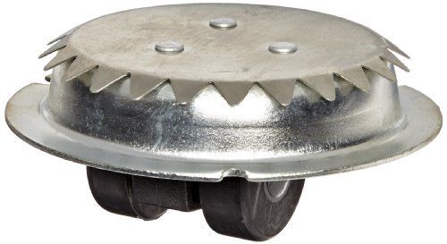 Low Profile Self Mounting Twin Wheel Swivel Caster - 165 Lbs Capacity