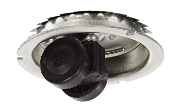 Low Profile Self Mounting Twin Wheel Swivel Caster - 165 Lbs Capacity