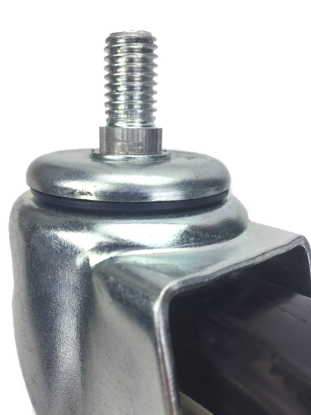 5" Premium Shopping Cart Thermoplastic Rubber Caster & Wheel Replacement Kit for 10 Carts