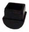 A black square plastic insert designed for 3/4" ID x 7/8" OD tubing.