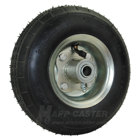 2.80/2.50-4 Air Tire (Pneumatic) Wheel Assembly with Ball Bearings & 3-3/16" Centered Hub - 250 Lbs Capacity