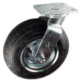 8" Pneumatic (Air) 280/250-4 Wheel Swivel Caster - 250 Lbs Capacity